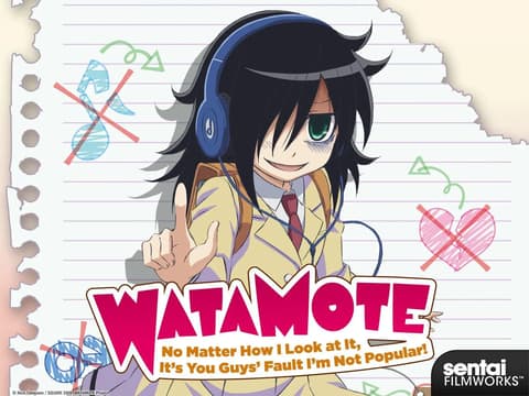 انمي واتاموتي WataMote الحلقة 1 مترجم